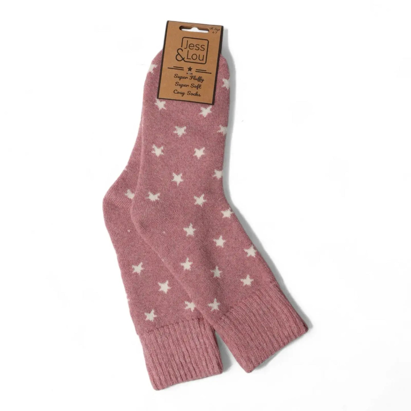 Jess & Lou Stars Ribbed Socks