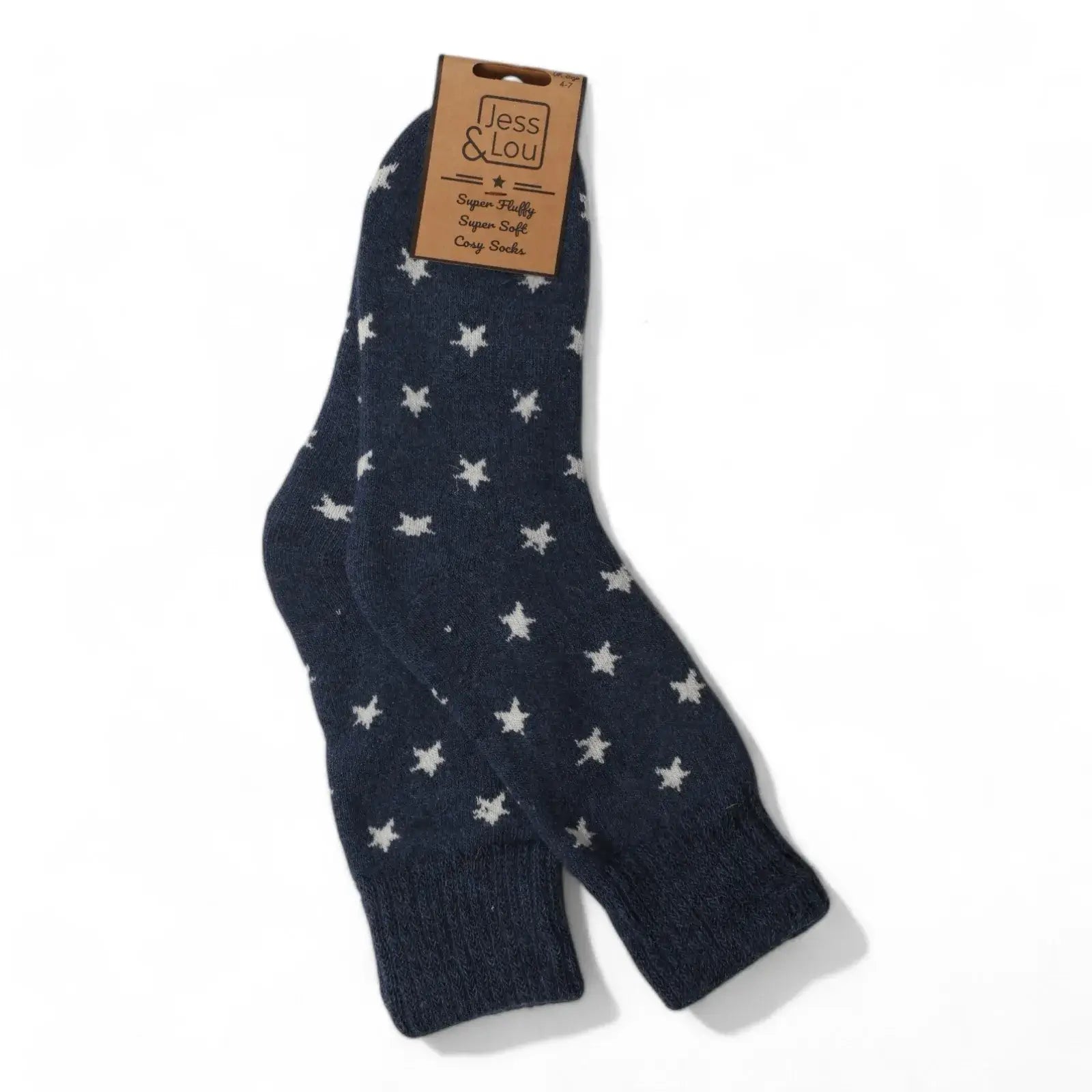 Jess & Lou Stars Ribbed Socks