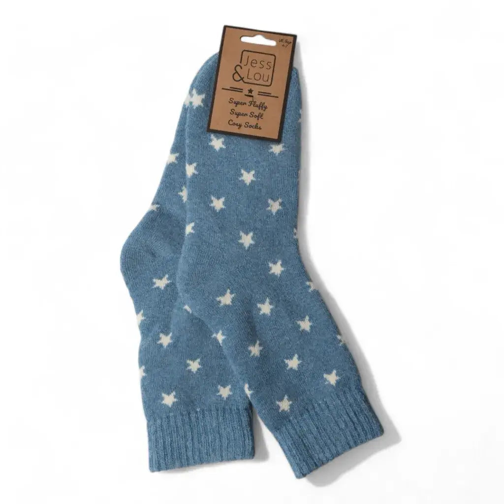 Jess & Lou Stars Ribbed Socks