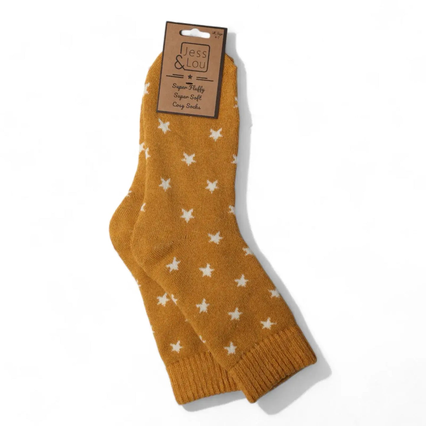 Jess & Lou Stars Ribbed Socks