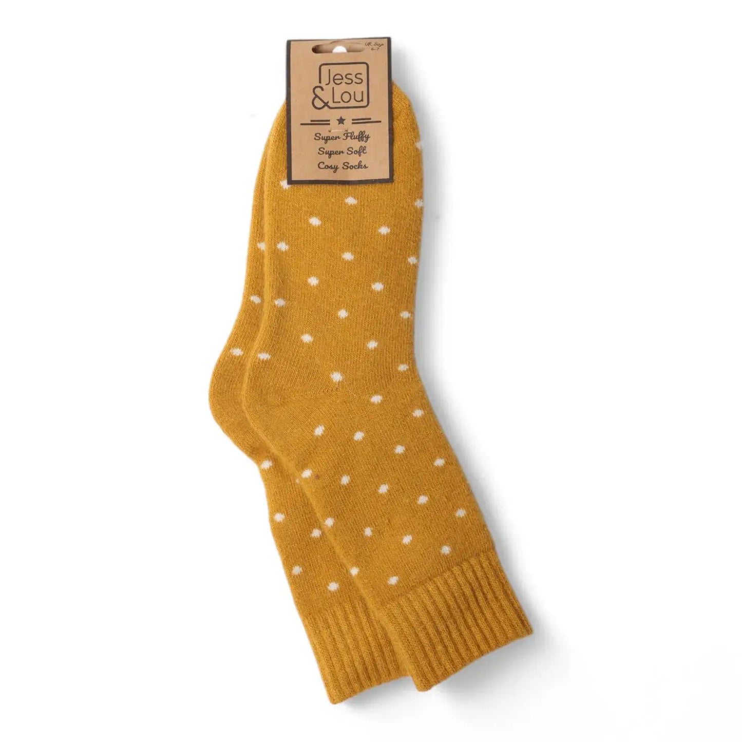 Jess & Lou Dots Ribbed Socks