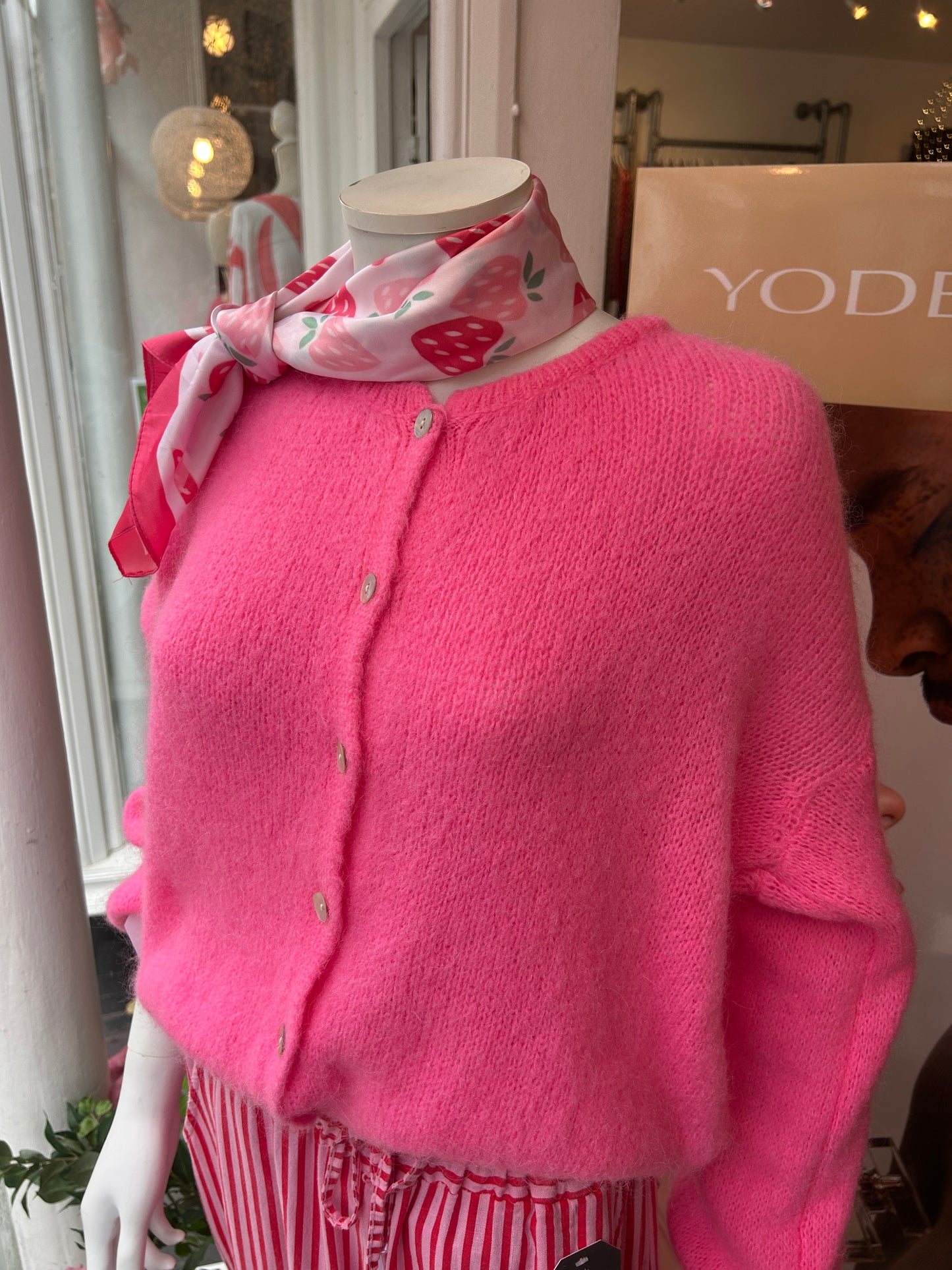 Trudi Long Sleeve Mohair Cardigan
