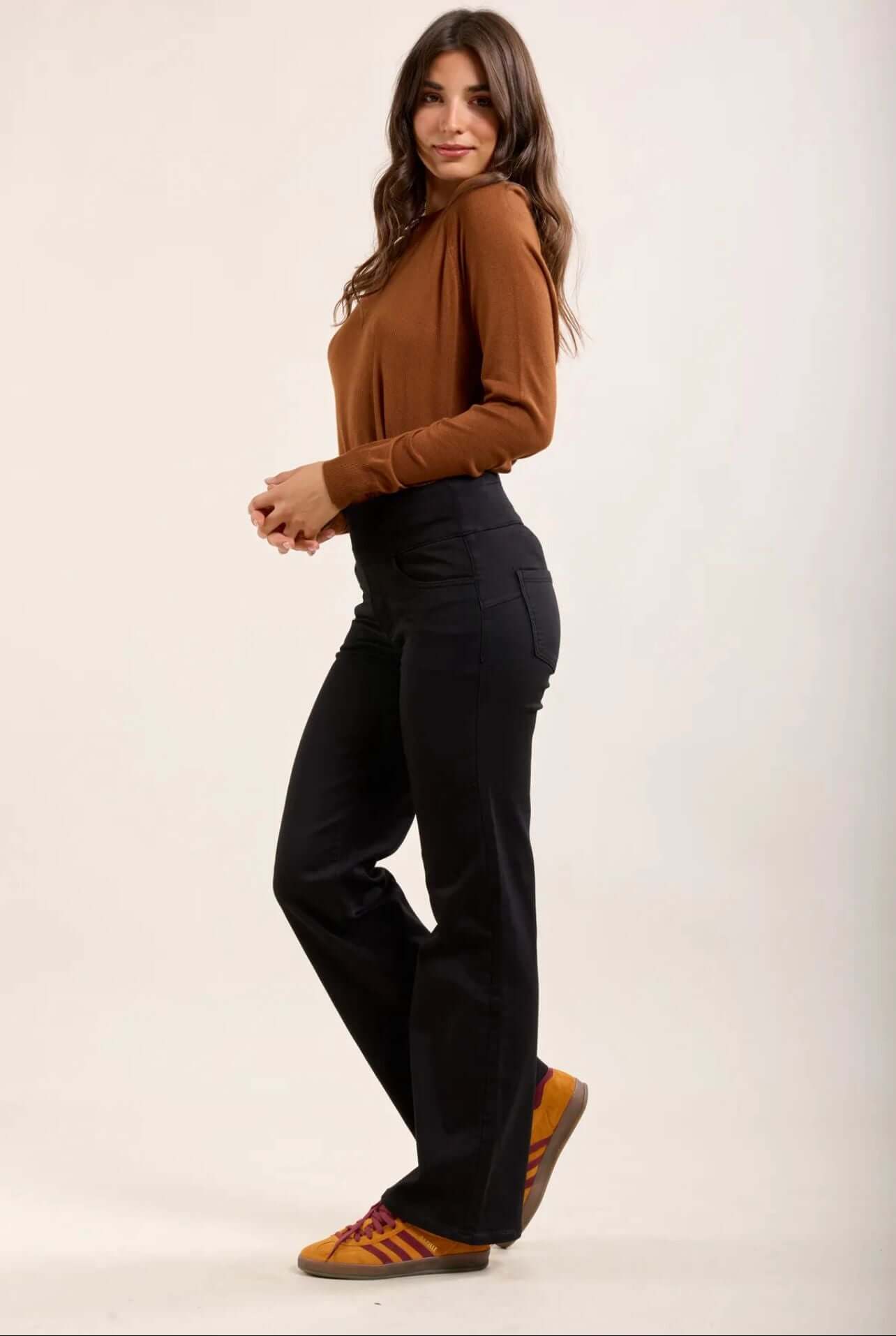 Tocada - Wide Leg Stretchy Jeans/Jegging