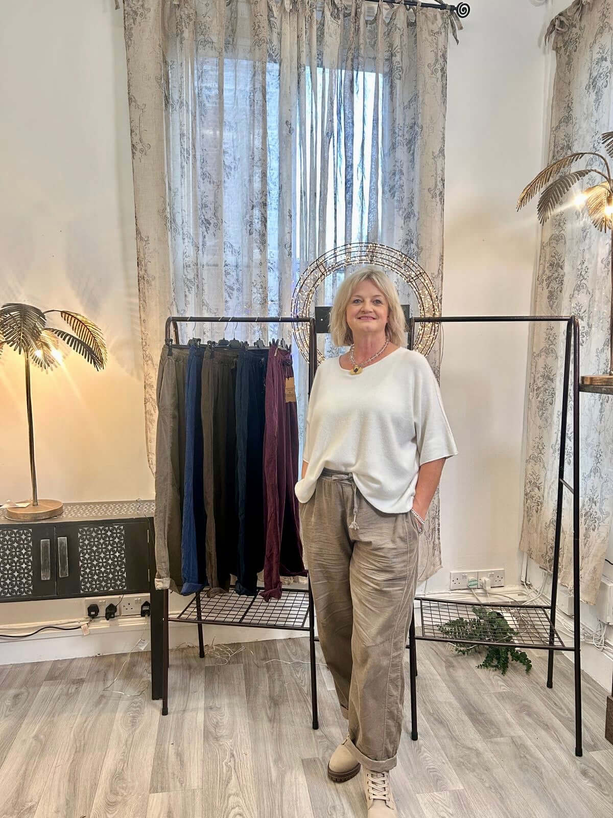 Bridget Cord Cotton Joggers