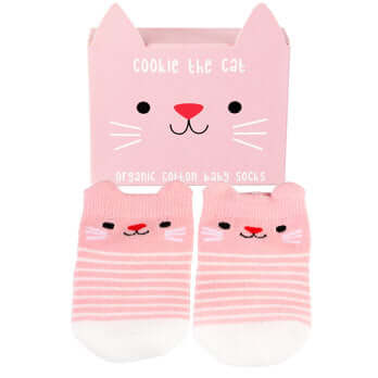 Pair of baby socks - Cookie the Cat