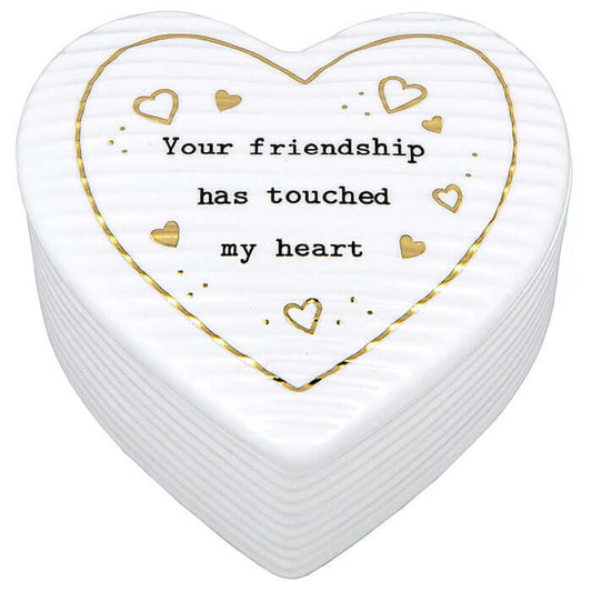 Thoughtful Words Trinket Box Friendship