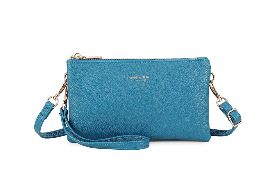 Long & Son Single Pocket Cross Body Clutch Bag