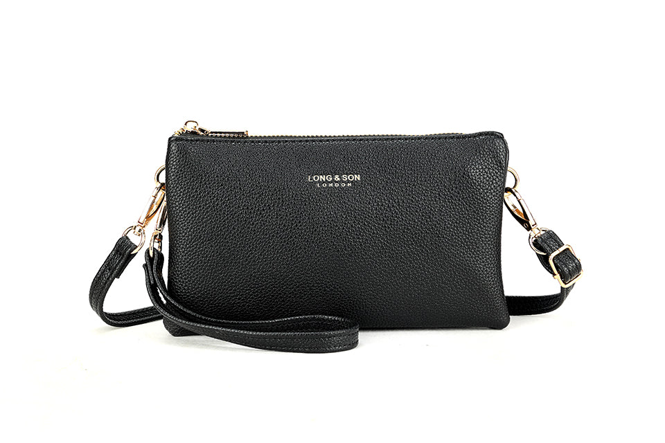 Long & Son Single Pocket Cross Body Clutch Bag