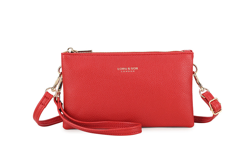 Long & Son Single Pocket Cross Body Clutch Bag