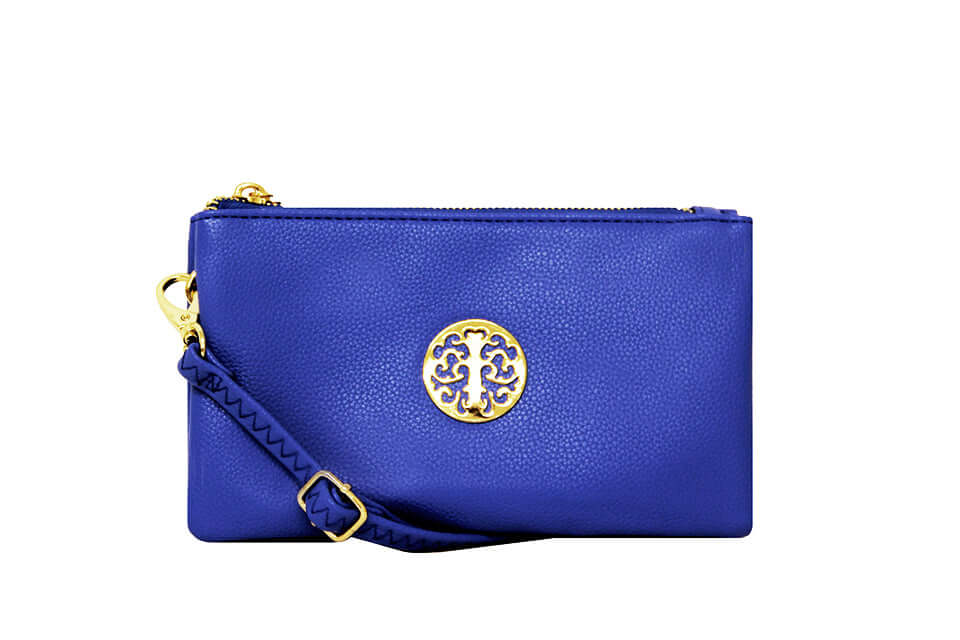 Long & Son Tree of Life Cross Body Clutch Bag