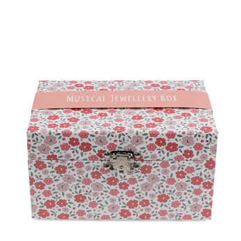 Musical jewellery box - Pink Tilde