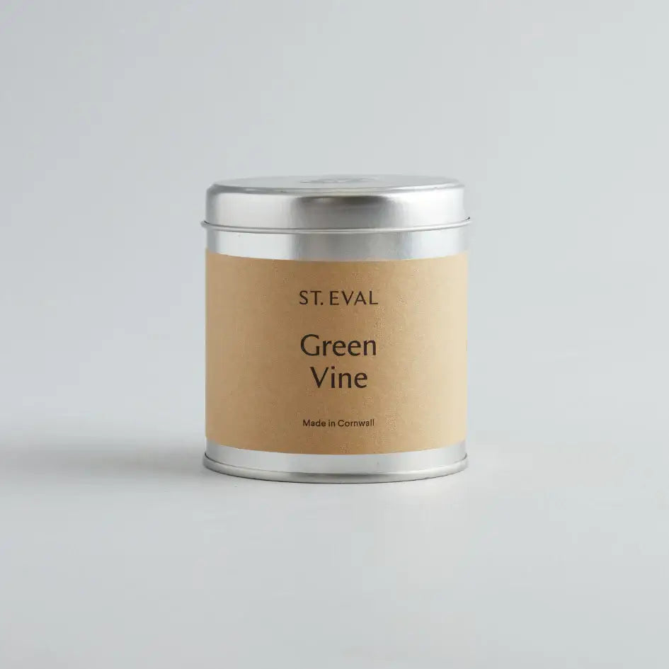 St Eval Artisan Candles - Green Vine Scented Tin Candle