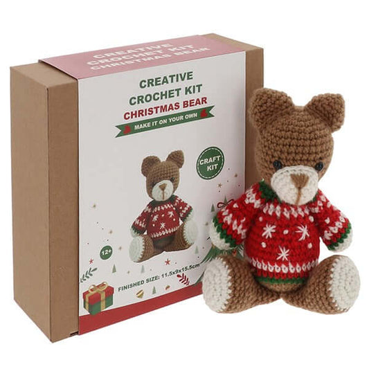 Creative Crochet Christmas Teddy Bear