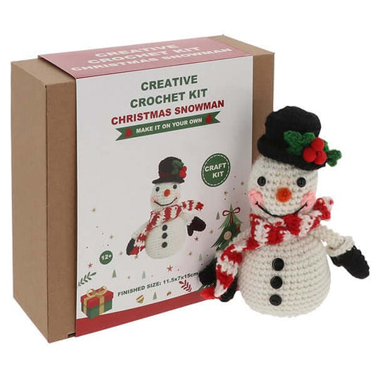 Creative Crochet Christmas Snowman