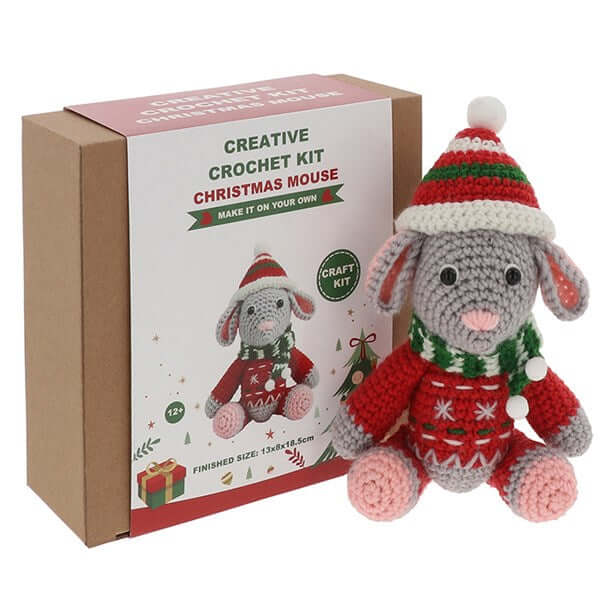 Creative Crochet Christmas Mouse