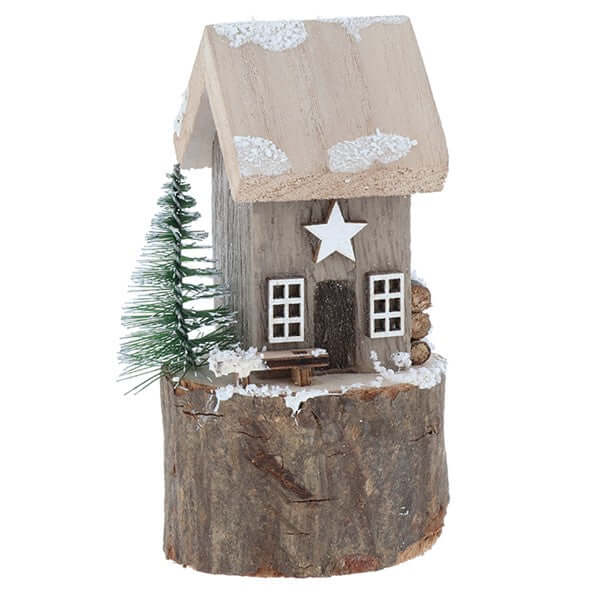 Folk Art Christmas Cottage Mini
