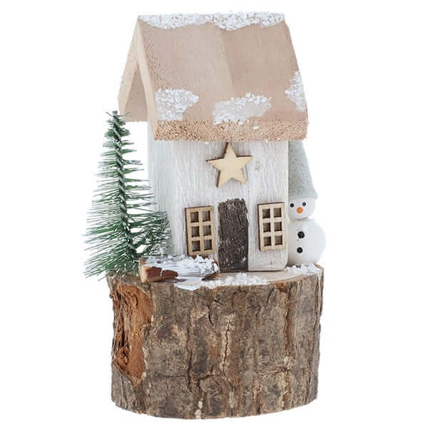 Folk Art Christmas Cottage Mini