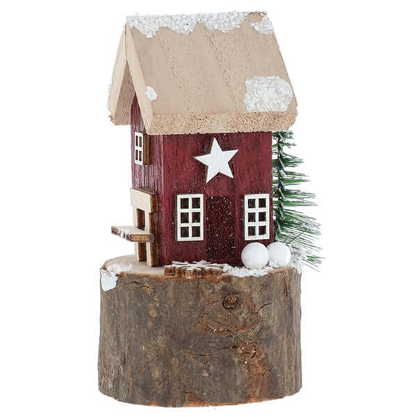Folk Art Christmas Cottage Mini