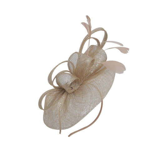 Janice Metallic Fascinator Hat