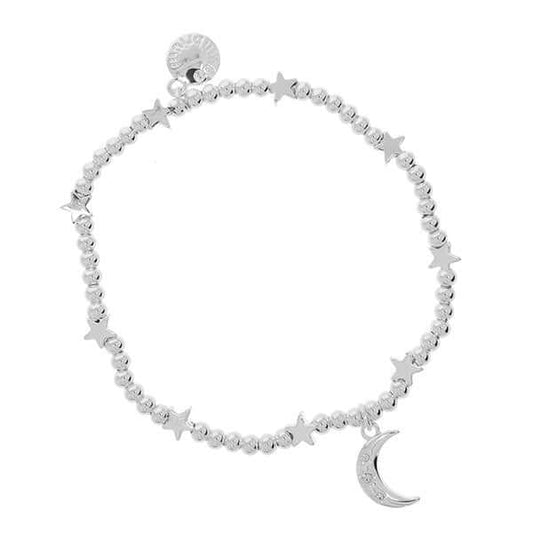 Stackable Silver Plated Bracelet - Celestial