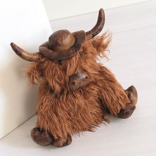 Highland Cow Doorstop