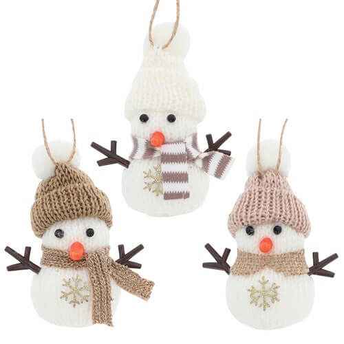 Snowflake Snowman Hanging