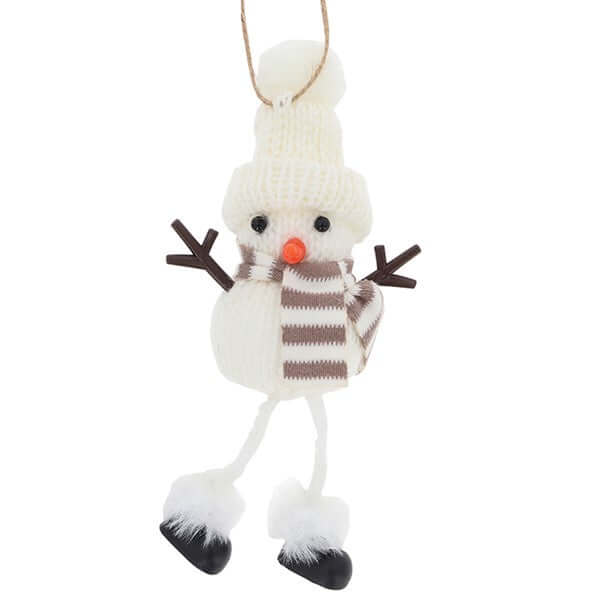 Snowflake Snowman Hanging Dangly Legs