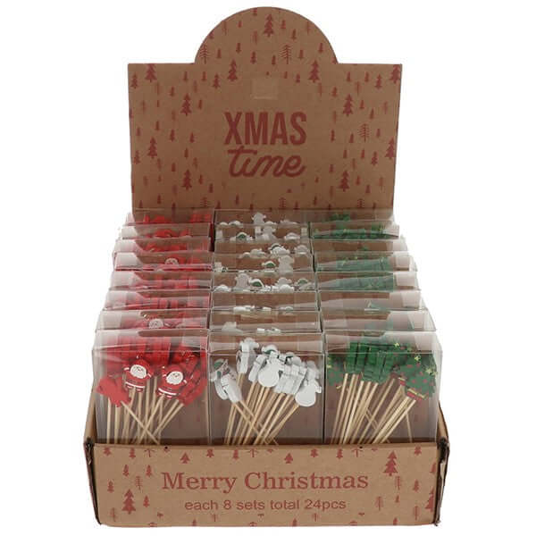 Xmas Cheer Cocktail Sticks