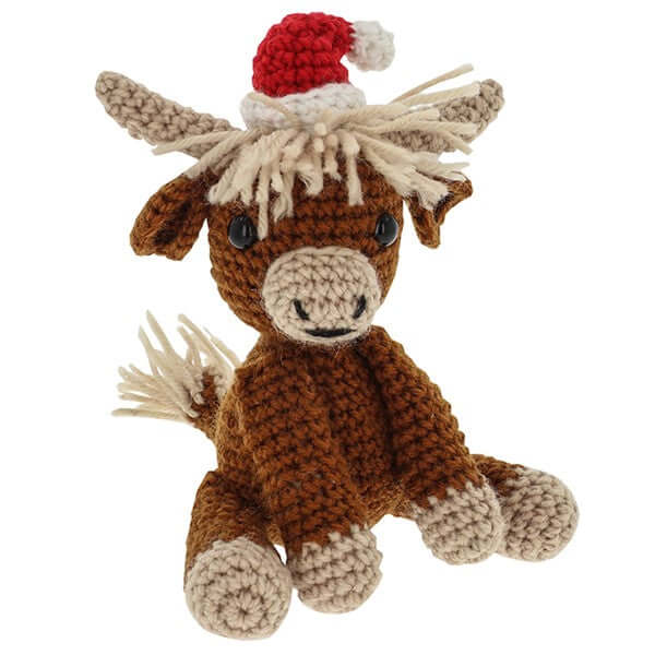 Creative Crochet Xmas Highland Coo