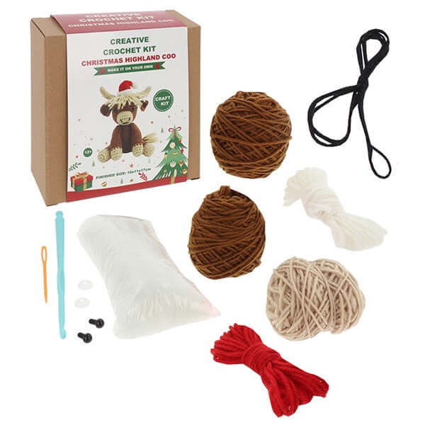 Creative Crochet Xmas Highland Coo