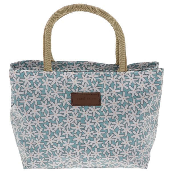 Daisies Wipeable Bag Teal