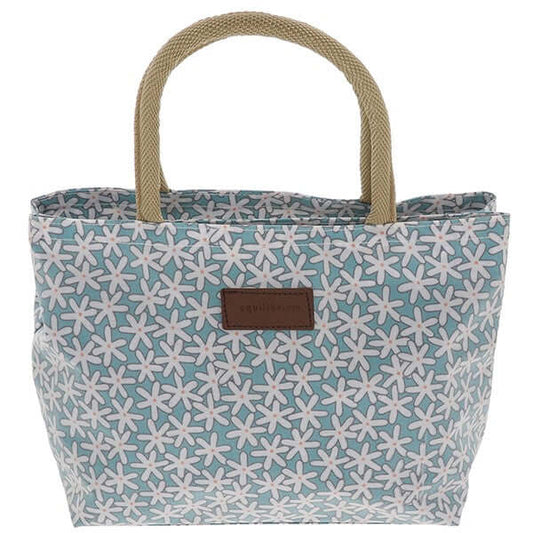 Daisies Wipeable Bag Teal