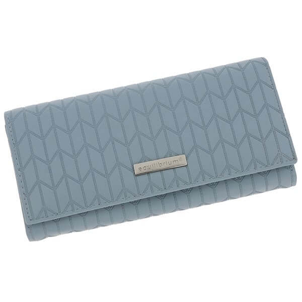 Embossed Modern Purse Large Grey