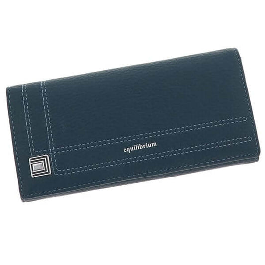 Square/2 Lines Purse Large Teal