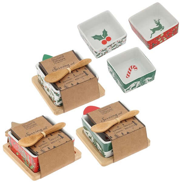 Xmas Cheer Square Serving Dish