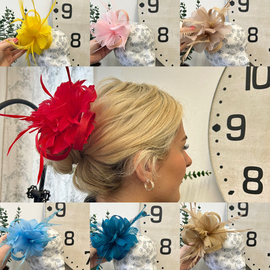 Charlotte Fascinator Clip (18 colours)