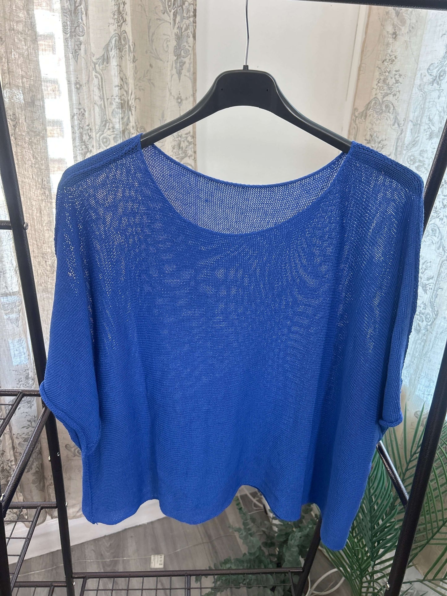 Torzi-Jane Boxy Swing Woven Knit Jumper