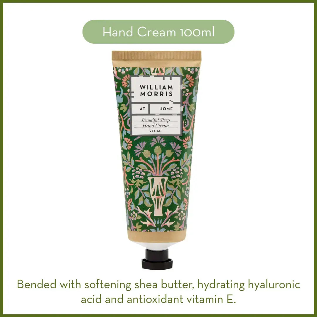 William Morris Beautiful Sleep Makeup Bag with Hand Cream