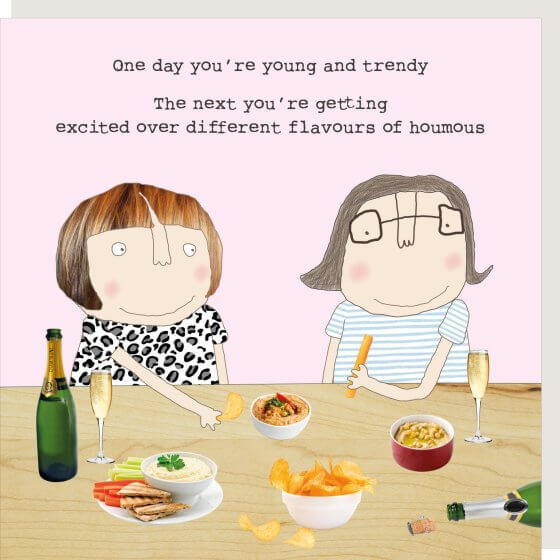 Houmous Novelty Card
