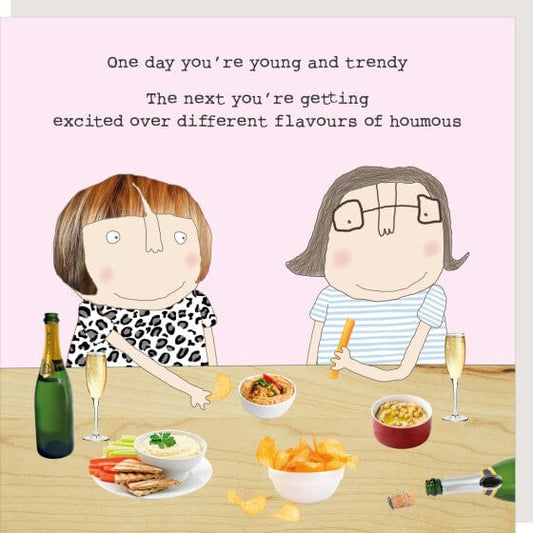Houmous Novelty Card