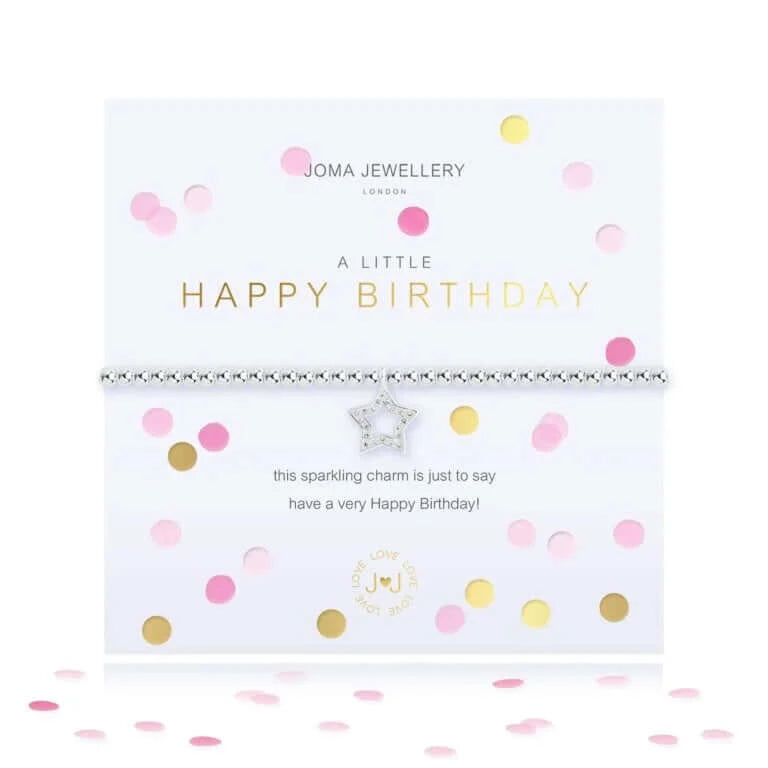 Joma Jewellery Confetti A Little 'Happy Birthday'
