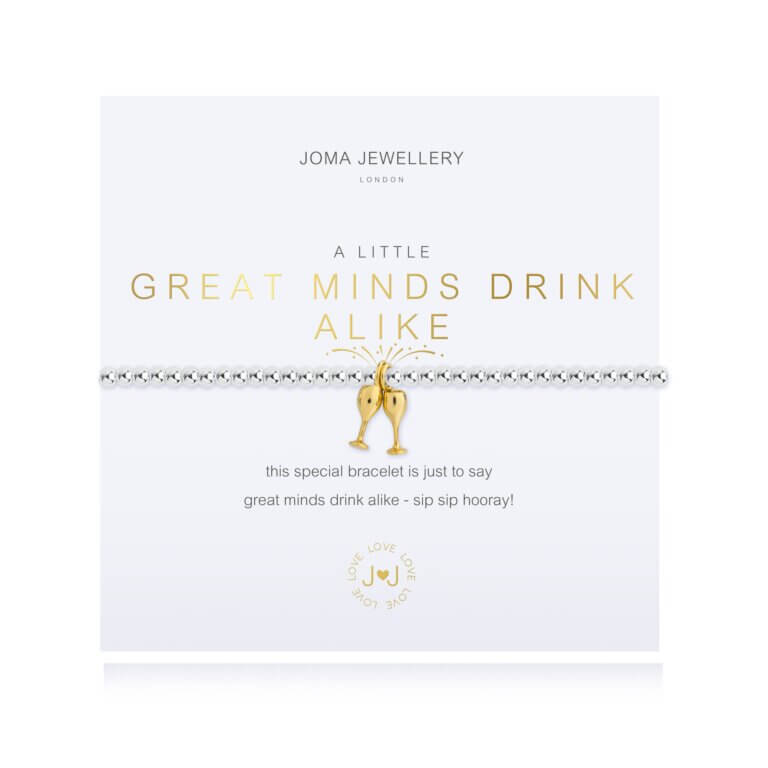 Joma Jewellery A Little 'Great Minds Drink Alike' Bracelet