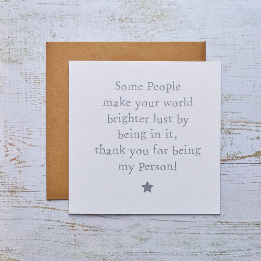 Some People Thank You Card