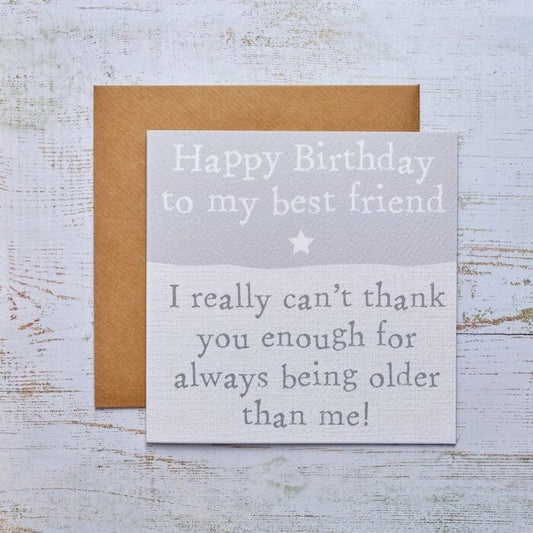 Happy Birthday To Best Friend Card