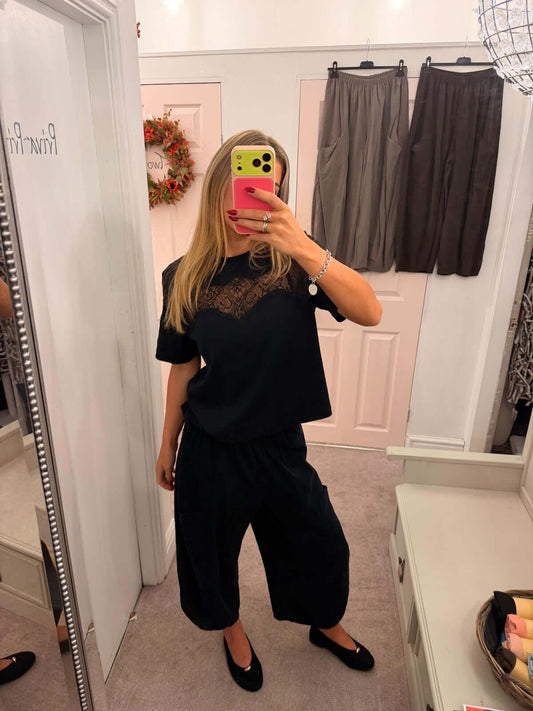 Ladies Needlecord Barrel Trouser
