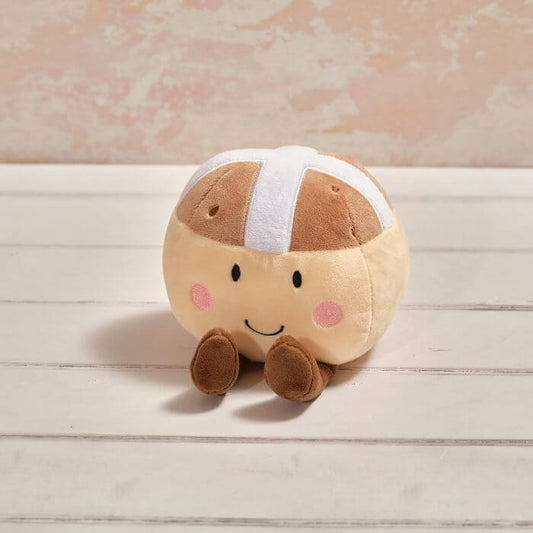 Plush Foodie Hot Cross Bun