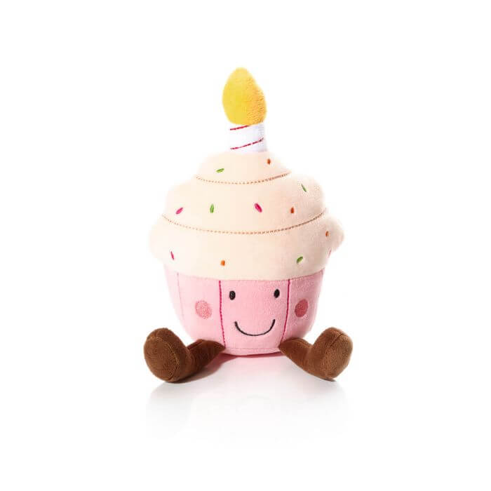 Plush Foodie Birthday Cupcake