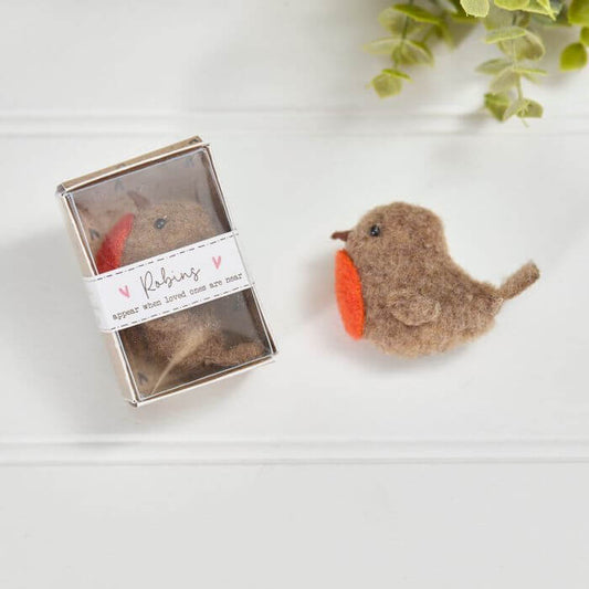Tiny World Robin Boxed Keepsake