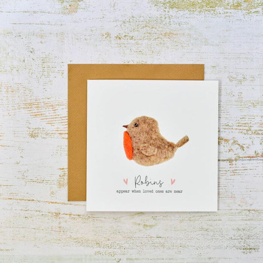 Tiny World Robin Card
