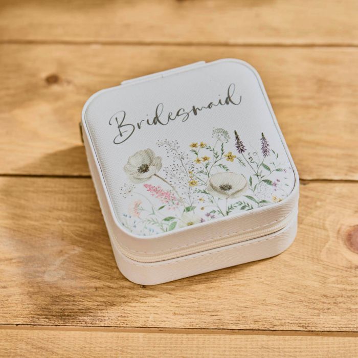 Wedding Bridesmade Keepsake Jewellery Box